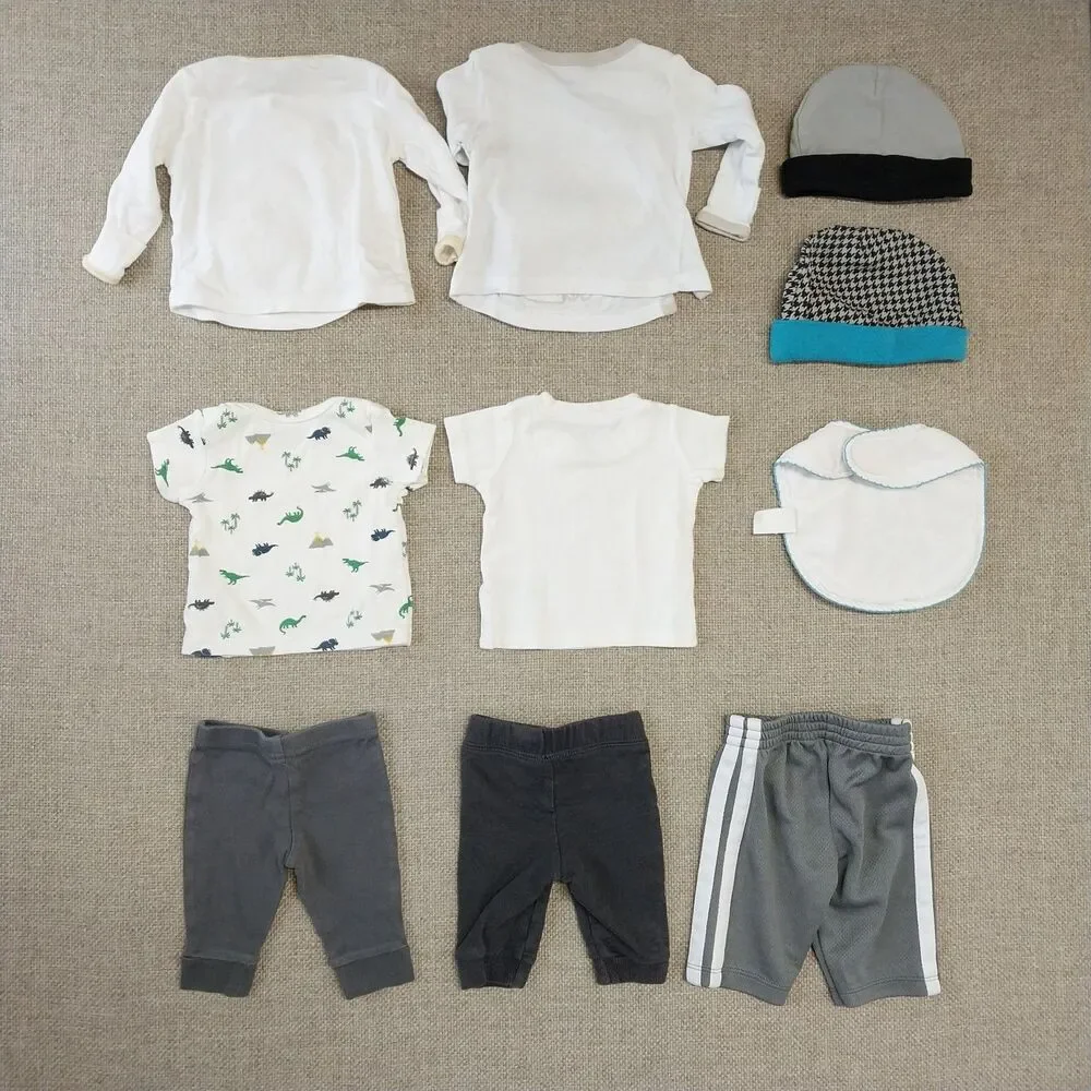 Baby Infant Boy Clothing Bundle Bodysuit Variety Of Colors 24 Pieces Newborn #6